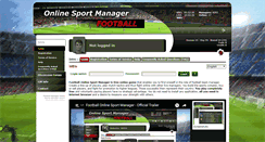 Desktop Screenshot of online-sport-manager.com