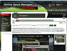 Tablet Screenshot of online-sport-manager.com